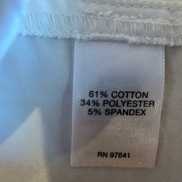 J JILL WOMENS BLOUSE LARGE WHITE LESS SLEEVES - Picture 3 of 7